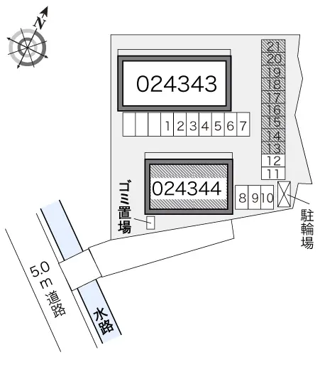 ★手数料０円★静岡市葵区建穂１丁目　月極駐車場（LP）